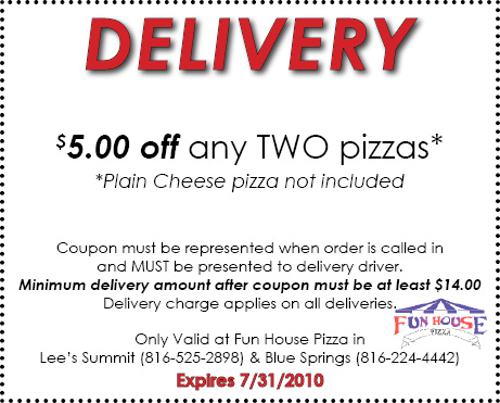 Delivery-only coupon