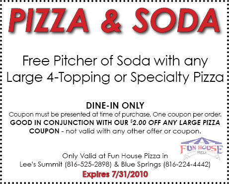 Dine-in coupon