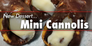 Mini Cannolis - Now available at Fun House Pizza Lee's Summit